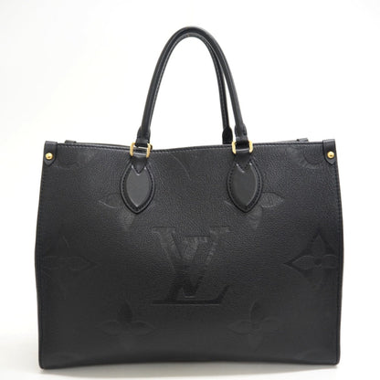 Louis Vuitton On The Go MM Monogram Amplant Handbag Black