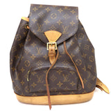 Louis Vuitton Montsouris MM Rucksack Backpack Monogram Canvas Brown
