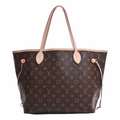 Louis Vuitton Monogram Neverfull MM Tote Bag Brown