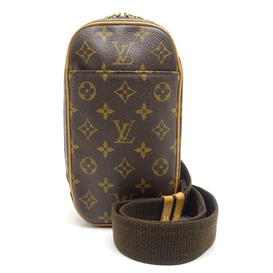 Louis Vuitton Monogram Pochette Ganju Brown Body Bag