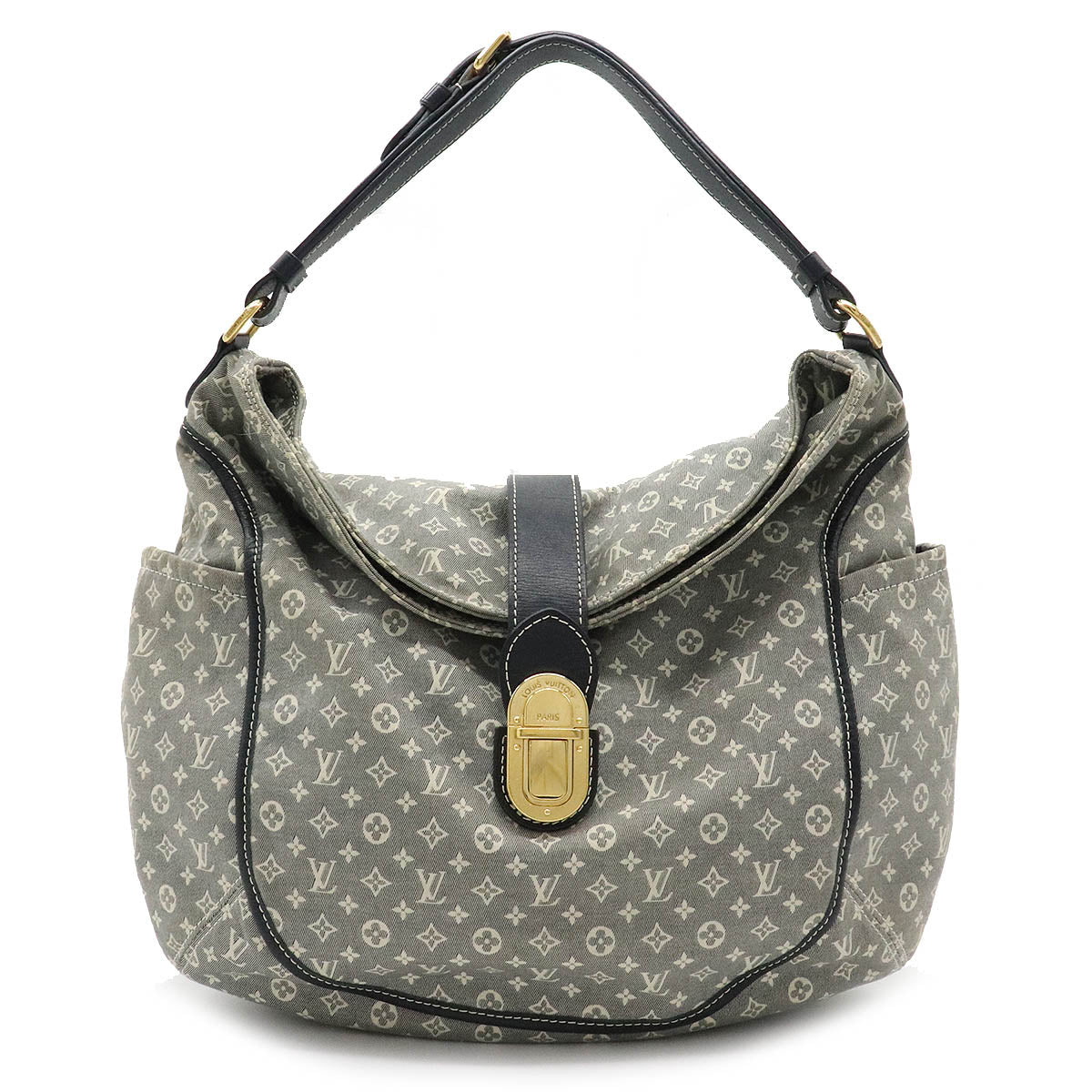 Louis Vuitton Idile Saumur Shoulder Bag Ankle Black