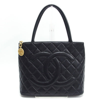 Chanel Matelasse Cocomark Reprinted Tote Lambskin Black