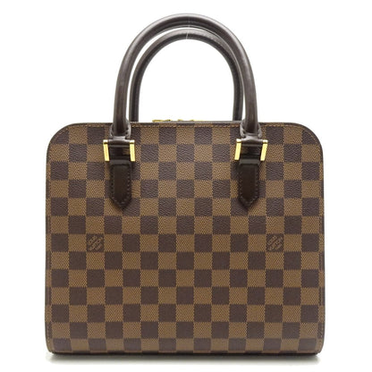 Louis Vuitton  Damier Triana Ebene Handbag