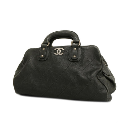 Chanel Handbag Matelasse Caviar Skin Black