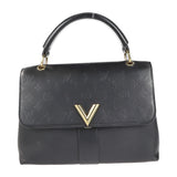 Louis Vuitton Very One Handle Bag Leather Implant Noir
