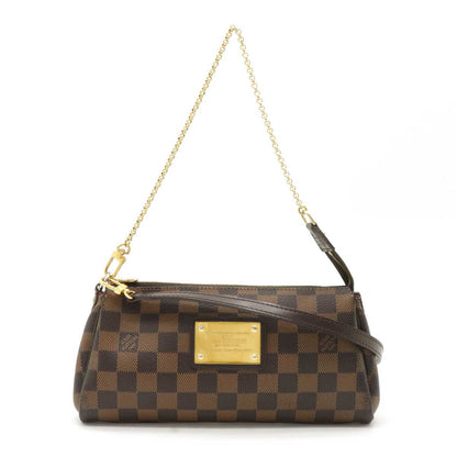 Louis Vuitton Damier Ebene Eva Accessory Chain Shoulder Bag