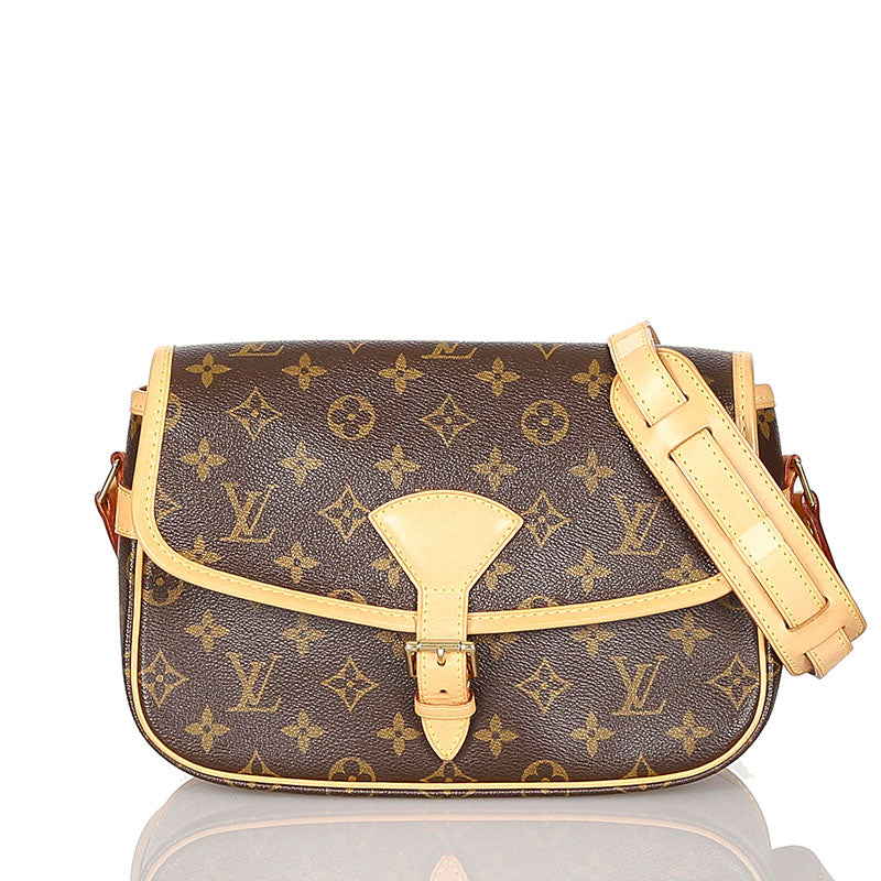 Louis Vuitton Monogram Sologne Brown PVC Leather Shoulder Bag