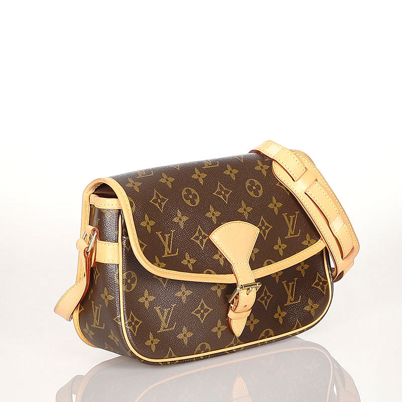 Louis Vuitton Monogram Sologne Brown PVC Leather Shoulder Bag