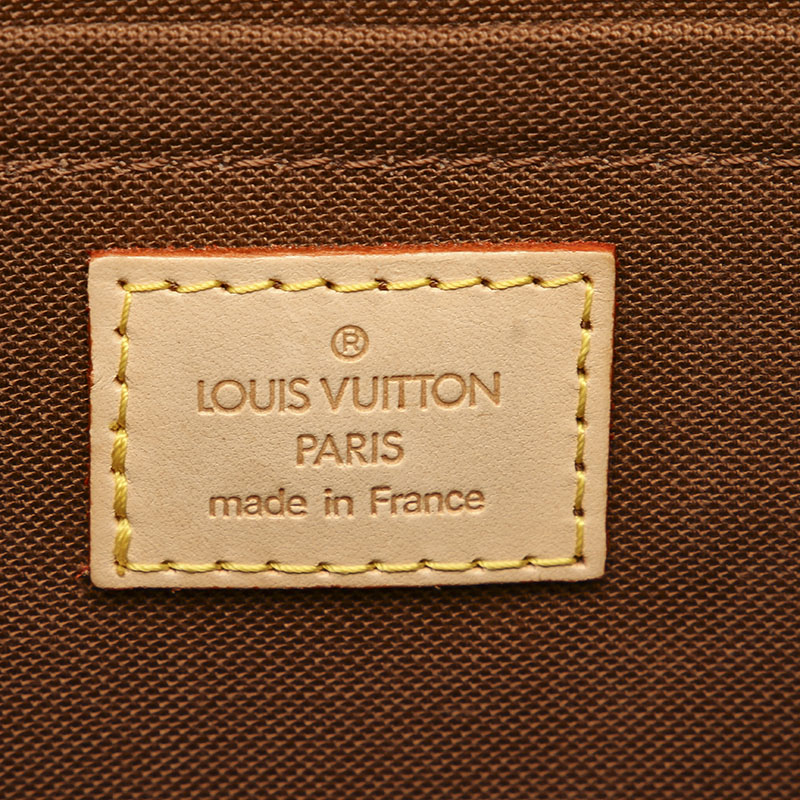 Louis Vuitton Monogram Sologne Brown PVC Leather Shoulder Bag