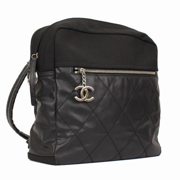 Chanel 2way Rucksack Paris Biarritz Backpack Black