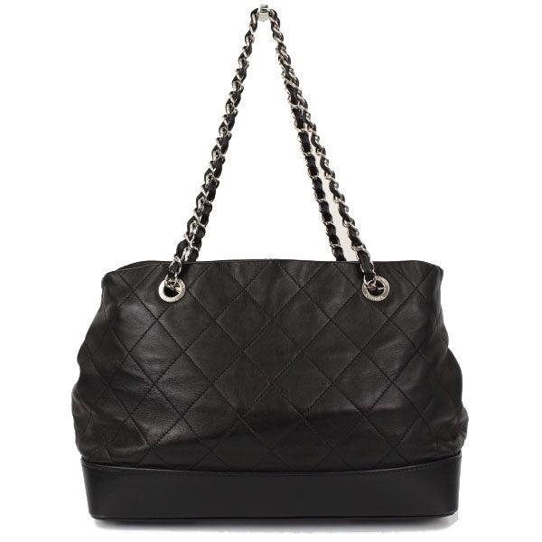 Chanel Chain Shoulder Bag Lambskin Black