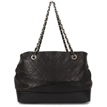 Chanel Chain Shoulder Bag Lambskin Black