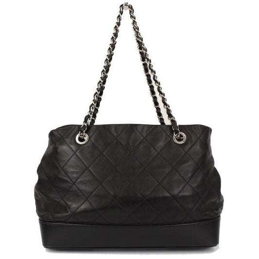 Chanel Chain Shoulder Bag Lambskin Black