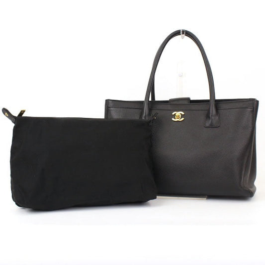 Chanel Executive Tote Bag Black Soft Caviar  Handbag