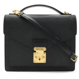 Louis Vuitton Epi Monceau Shoulder Bag Noir Black