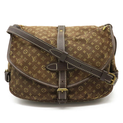 Louis Vuitton Monogram Minilan Saumur 30 Shoulder Bag Canvas Ebene