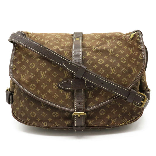 Louis Vuitton Monogram Minilan Saumur 30 Shoulder Bag Canvas Ebene