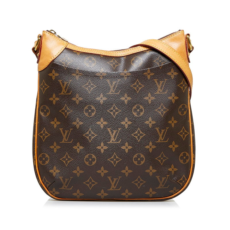 Louis Vuitton Monogram Odeon PM Crossbody Shoulder Bag Brown