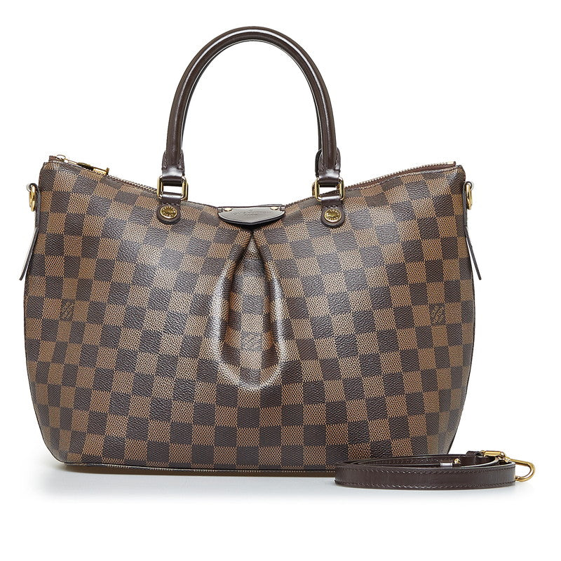 Louis Vuitton Damier Sienna MM Shoulder Bag 2WAY Brown