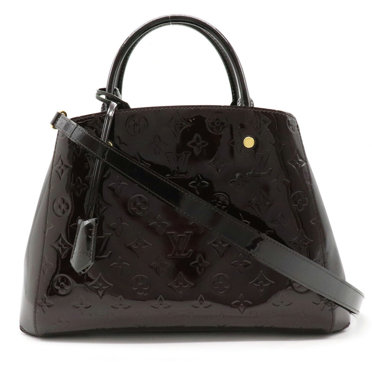 Louis Vuitton Monogram Vernis Montaigne MM Handbag 2WAY Shoulder Bag
