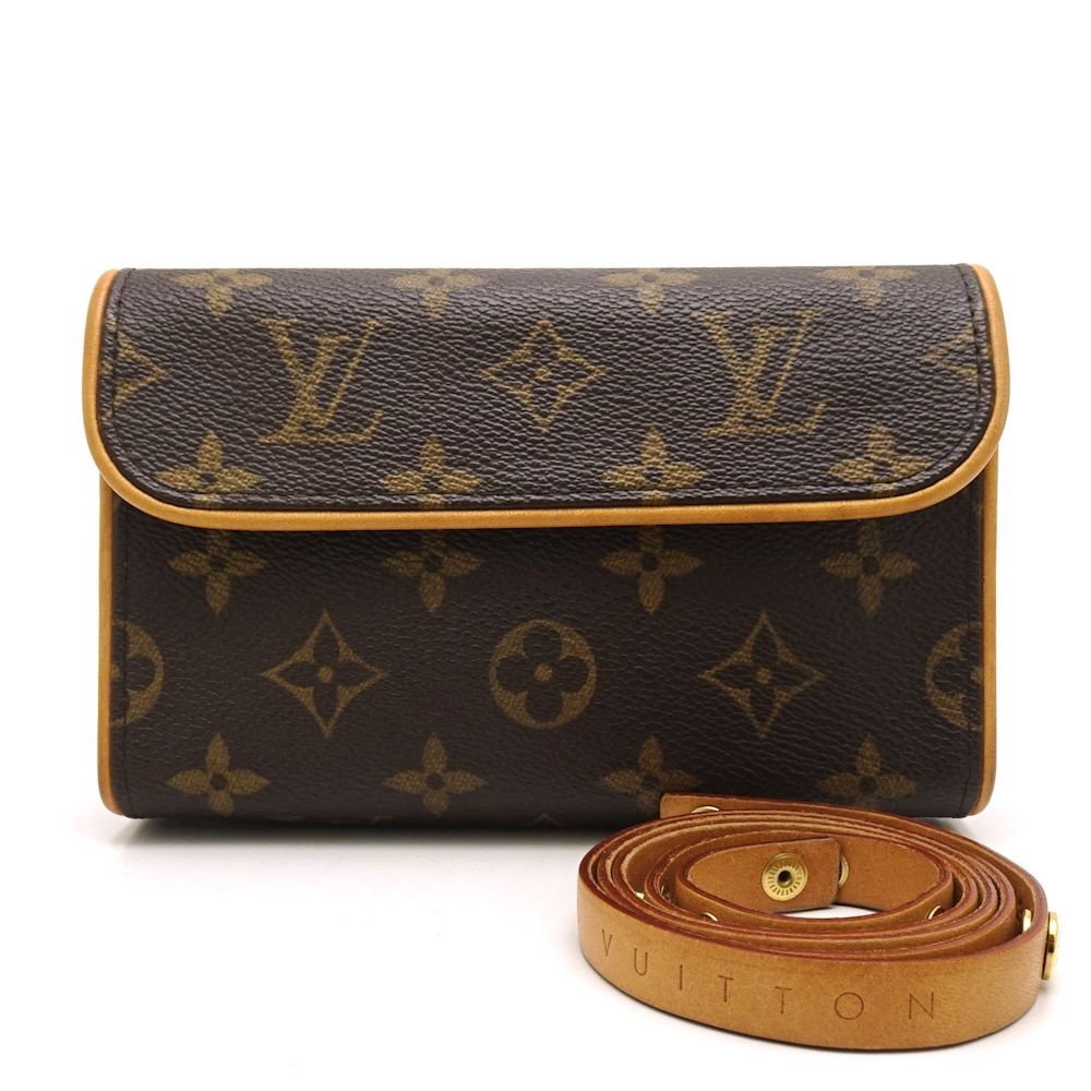 Louis Vuitton Monogram Pochette Florentine Brown
