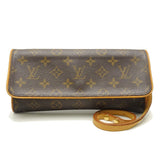 Louis Vuitton Monogram Pochette Twin GM Brown