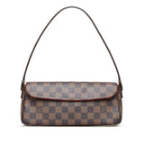 Louis Vuitton Damier Recoleta Shoulder Bag Ebene Brown