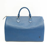 Louis Vuitton Epi Speedy Handbag Toledo Blue