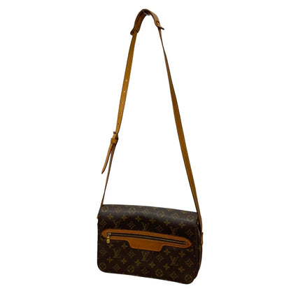 Louis Vuitton Saint Germain 28 Monogram Shoulder Bag Brown