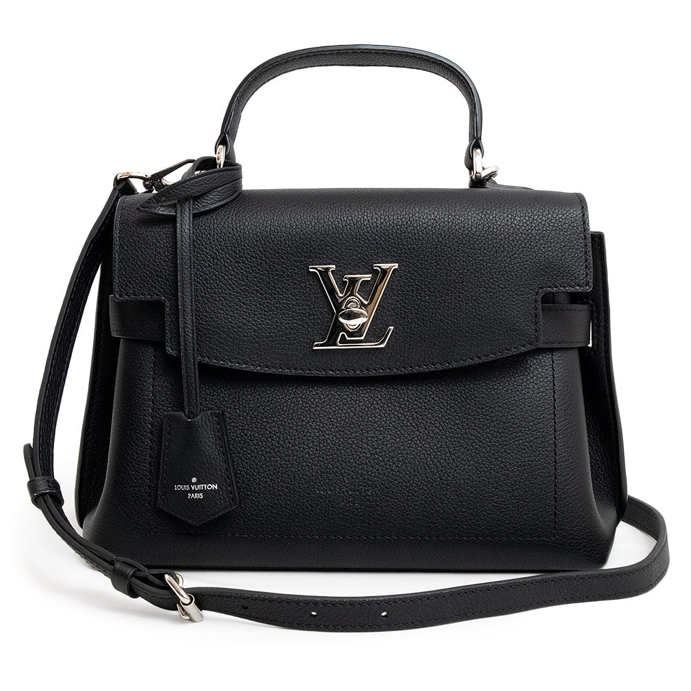 Louis Vuitton LockMe Ever BB Diagonal Soft Calf Leather Noir Black