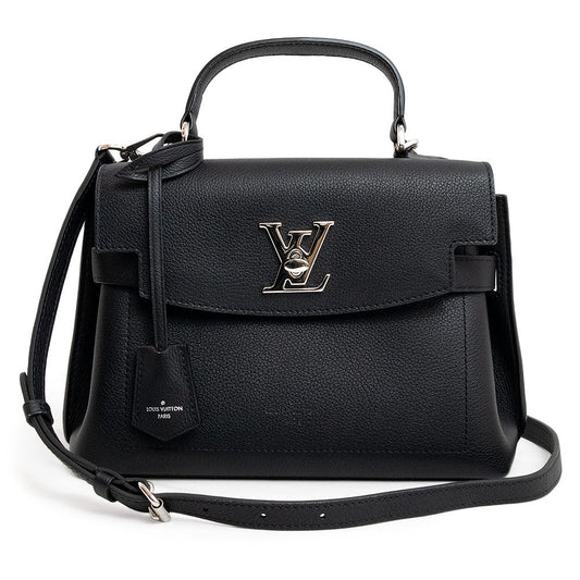 Louis Vuitton LockMe Ever BB Diagonal Soft Calf Leather Noir Black