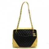 Chanel V Stitch Chevron Shoulder Bag Chain Shoulder