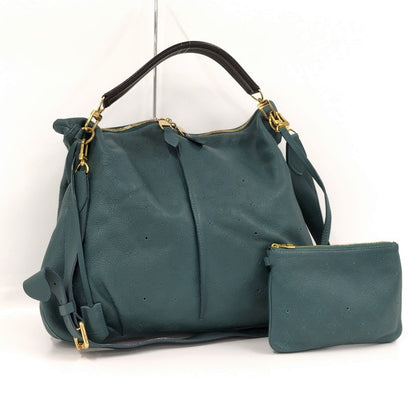 Louis Vuitton Shoulder Bag Selene MM Mahina Lagon Green