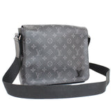 Louis Vuitton Monogram Eclipse Black District NM PM Shoulder Bag