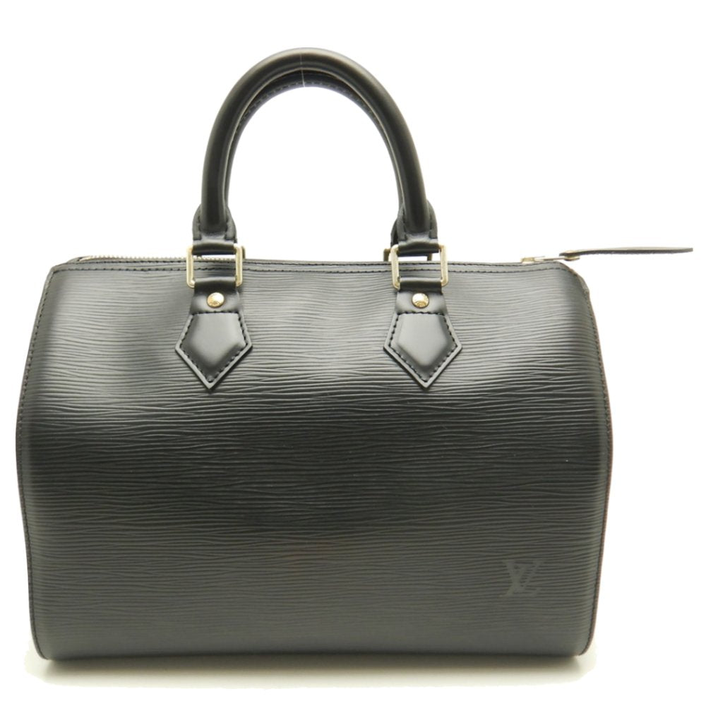 Louis Vuitton Epi Speedy 25 Noir Boston Bag Black