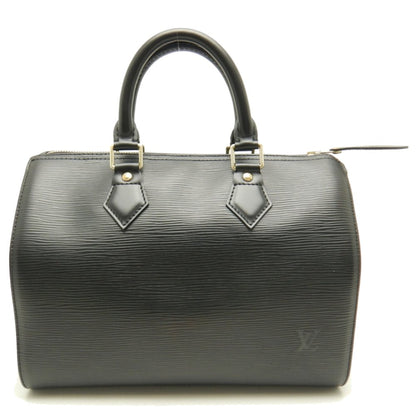 Louis Vuitton Epi Speedy 25 Noir Boston Bag Black