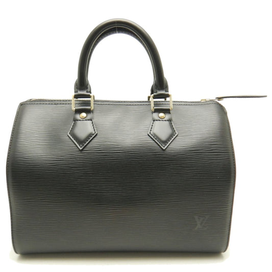 Louis Vuitton Epi Speedy 25 Noir Boston Bag Black