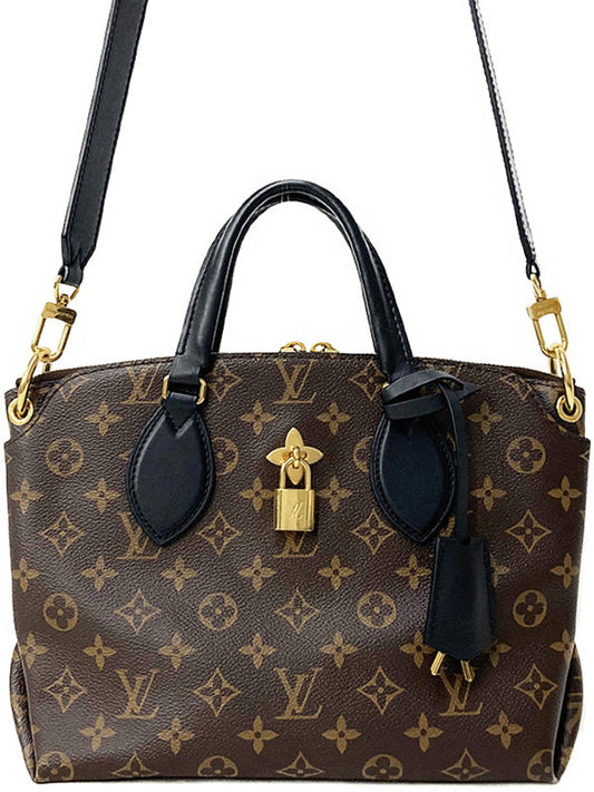 Louis Vuitton Monogram Flower Zipped PM Tote Bag