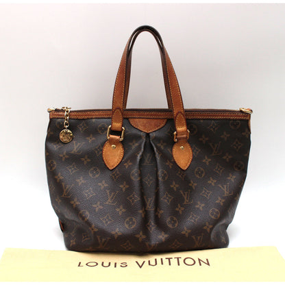 Louis Vuitton Palermo PM Monogram Handbag Brown
