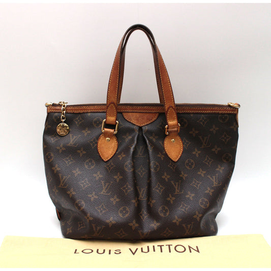 Louis Vuitton Palermo PM Monogram Handbag Brown