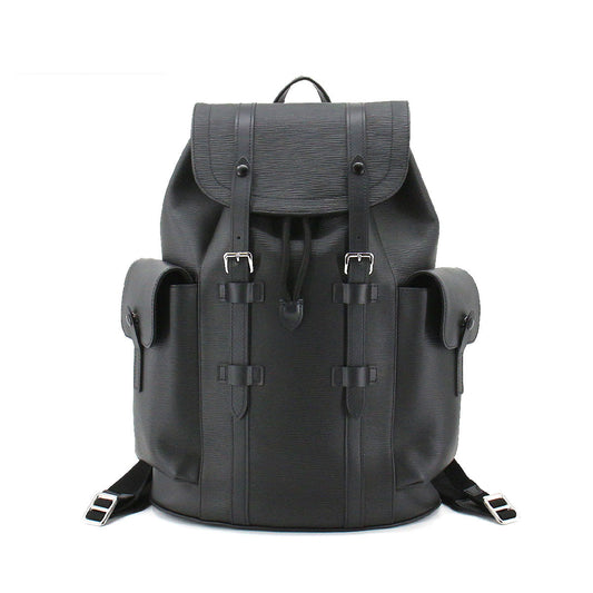 Louis Vuitton Epi Christopher PM Backpack Rucksack Leather Noir