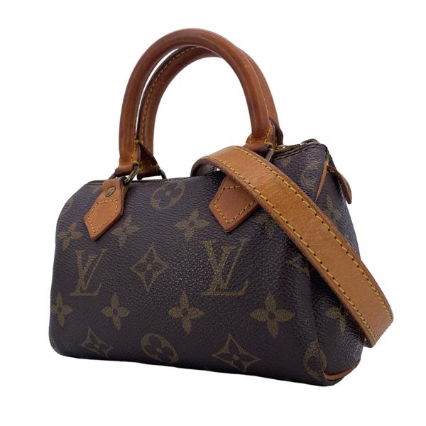 Louis Vuitton Mini Speedy Monogram Brown Handbag Shoulder Bag
