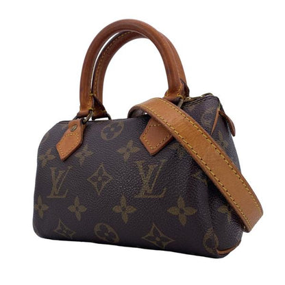 Louis Vuitton Mini Speedy Monogram Brown Handbag Shoulder Bag