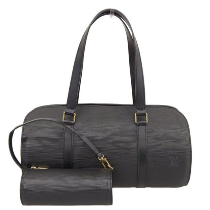 Louis Vuitton Epi Soufflot Noir Black Handbag