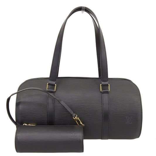 Louis Vuitton Epi Soufflot Noir Black Handbag