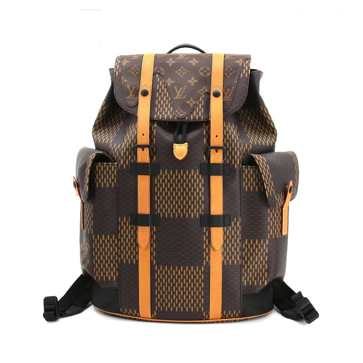 Louis Vuitton Damier Giant Monogram Christopher PM Backpack Ebene