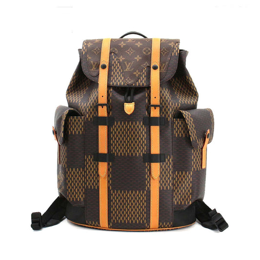 Louis Vuitton Damier Giant Monogram Christopher PM Backpack Ebene