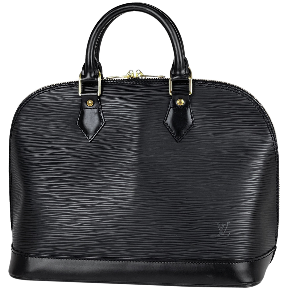 Louis Vuitton Alma Handbag Epi Noir Black