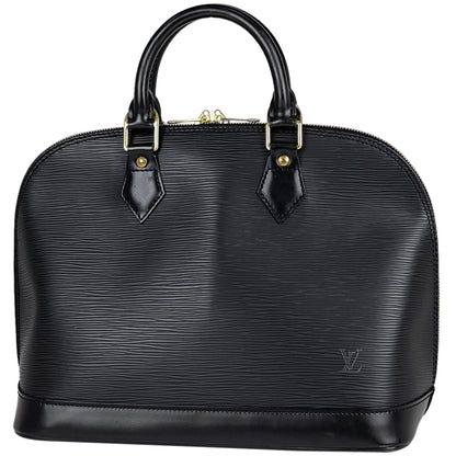 Louis Vuitton Alma Handbag Epi Noir Black