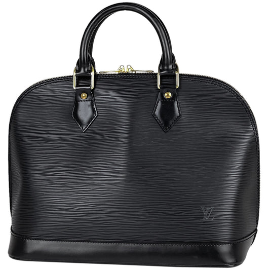 Louis Vuitton Alma Handbag Epi Noir Black